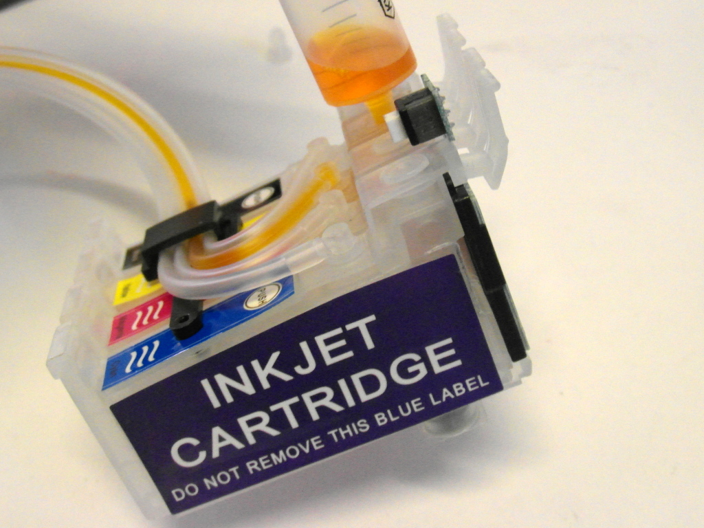 Прокачка шлейфа и картриджей