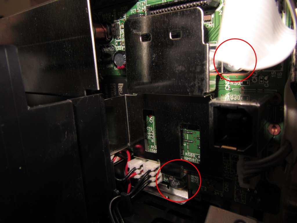 Снятие платы