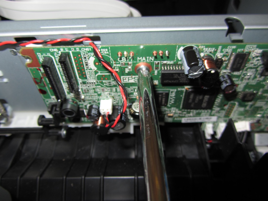 Снятие платы