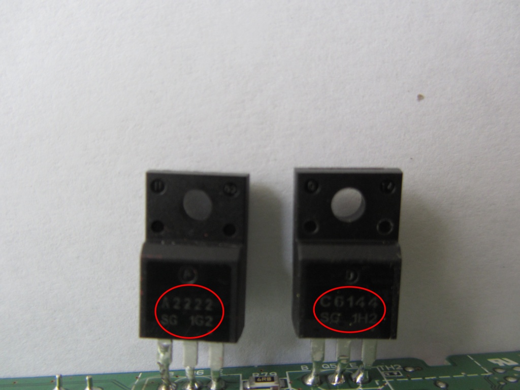 Транзисторы А2222 и С 6144