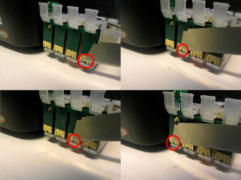 Подрезание крепежа чипа