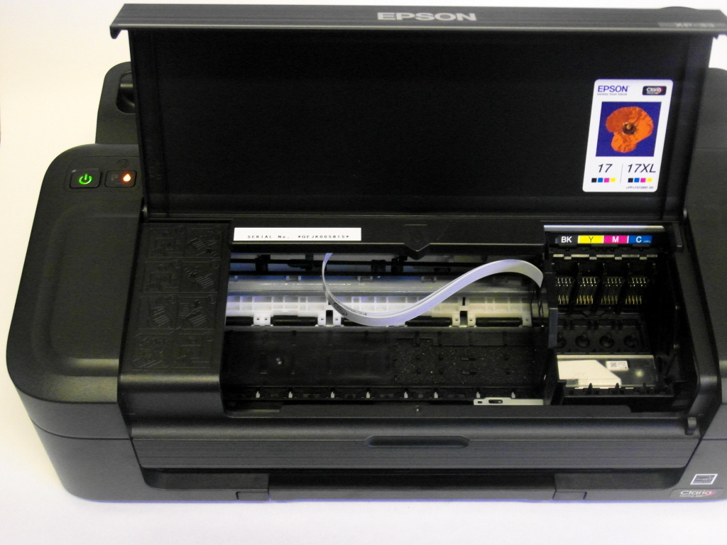 Вывод в позицию замены картриджей