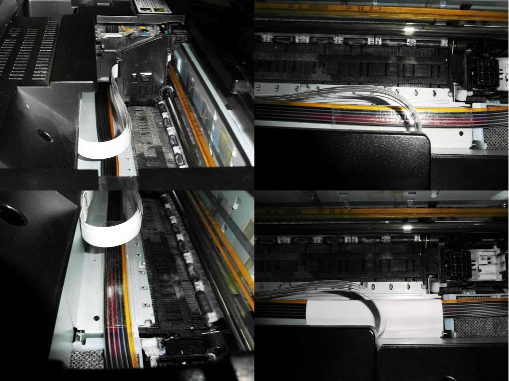 Крепление шлейфа СНПЧ