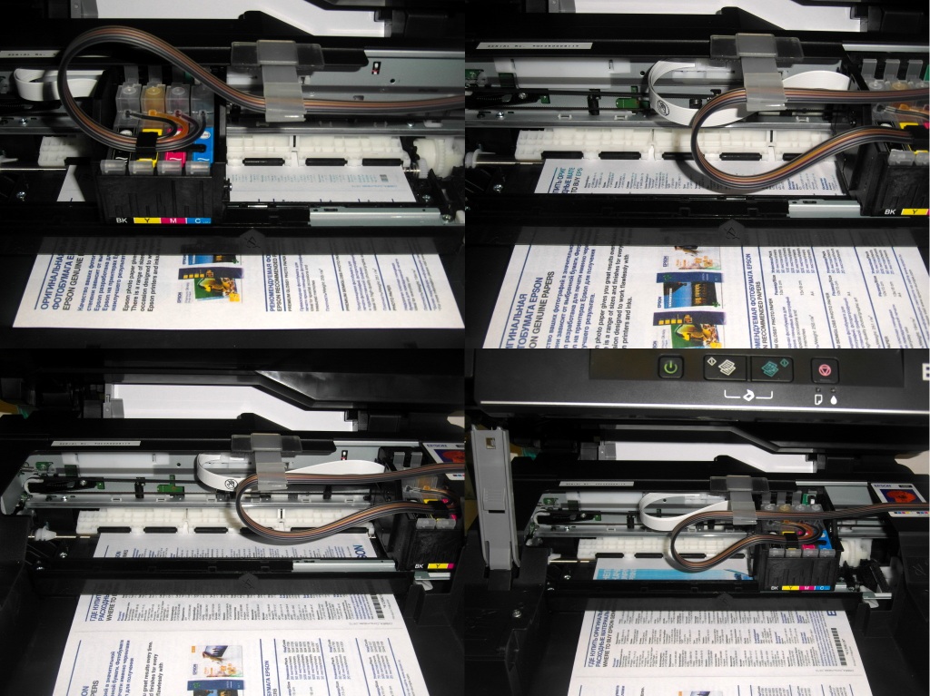 Epson XP-103 при печати копии