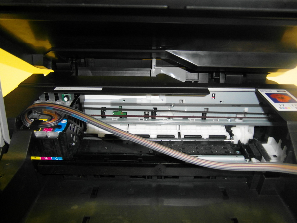 Прокладка шлейфа в Epson XP-103