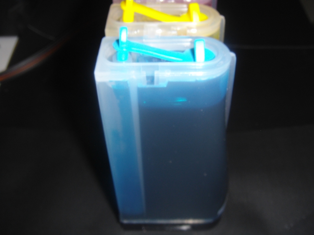 правильный уровень чернил