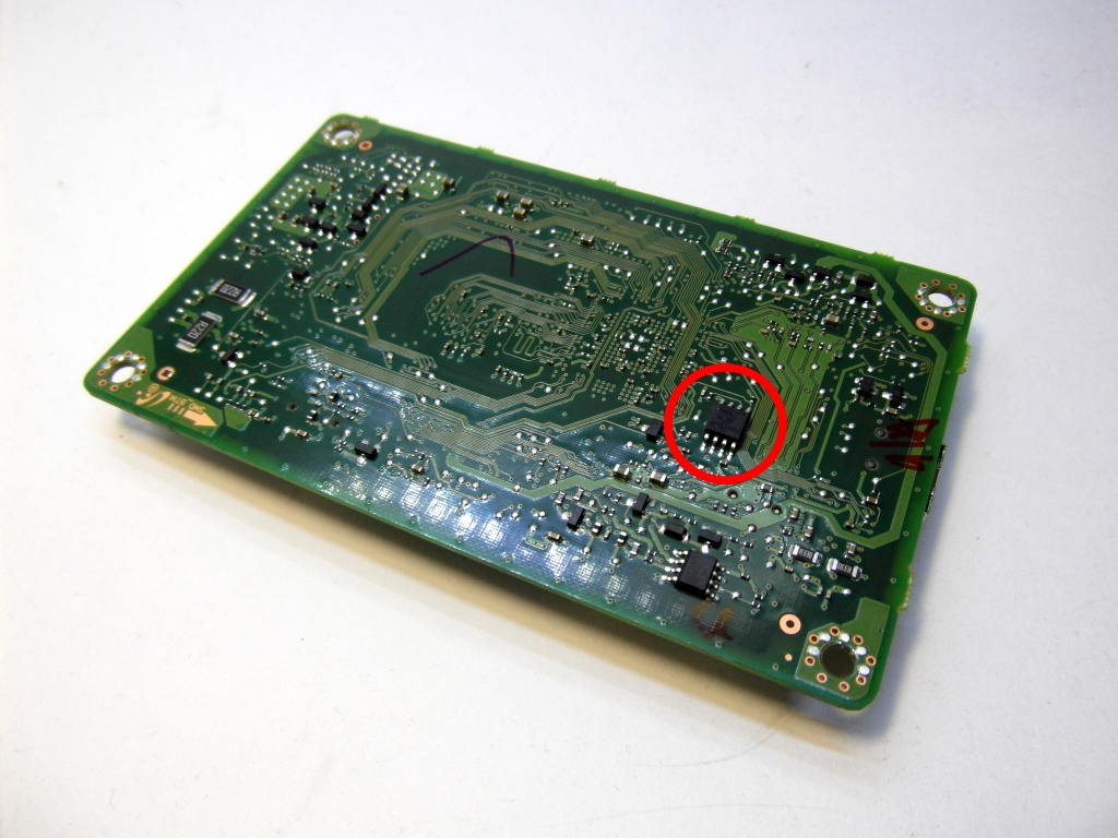Микросхема 25q32 на плате Samsung 3400