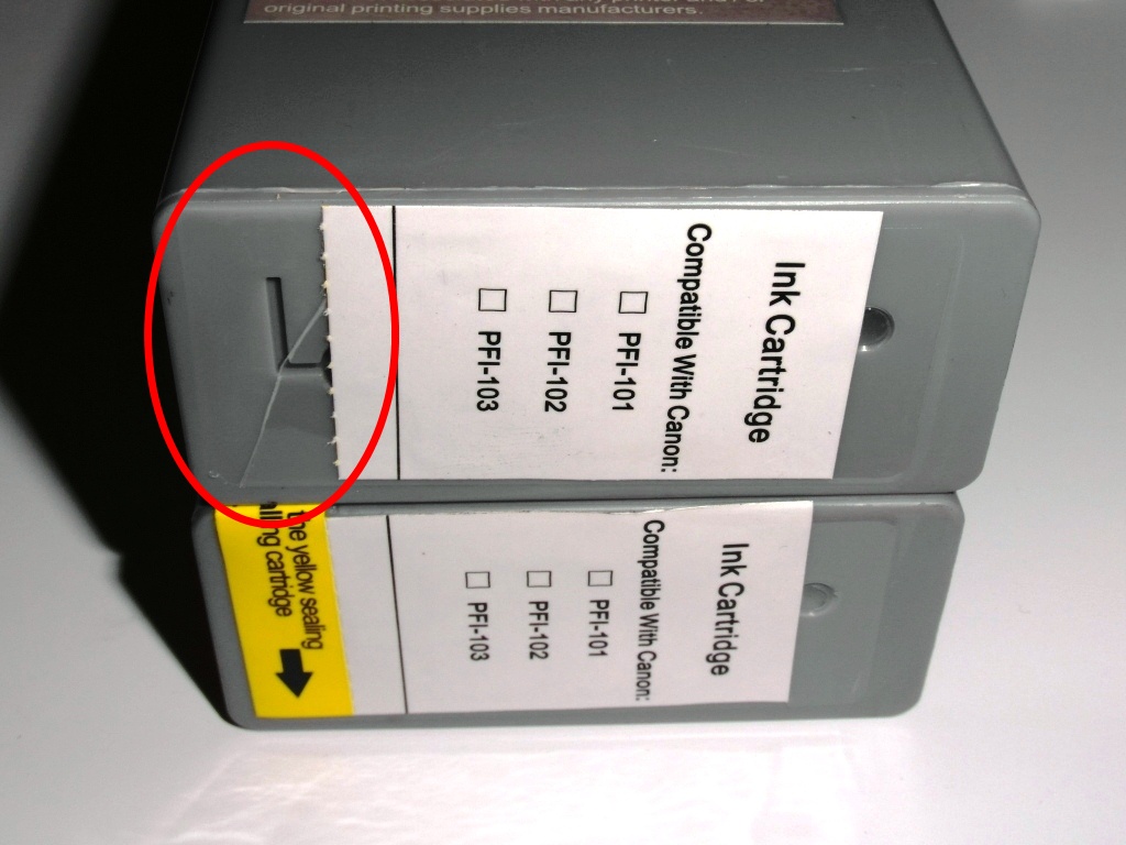 Воздушное отверстие Canon IPF101/ 102/ 103