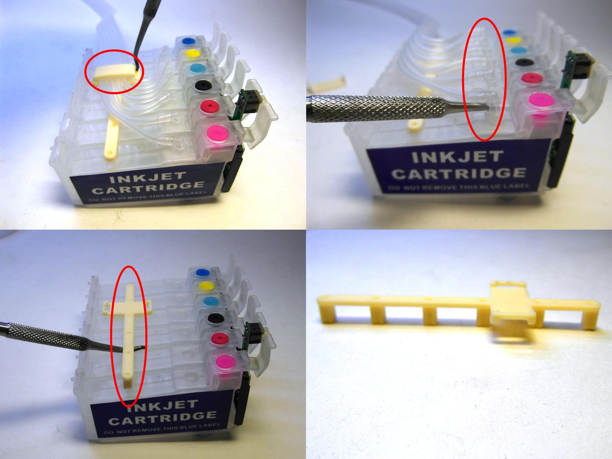 Разборка картриджей СНПЧ