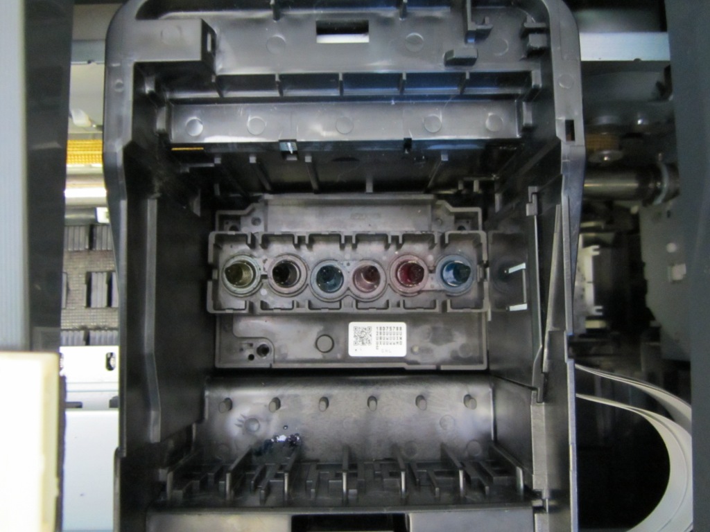 Извлекаем печатающую головку