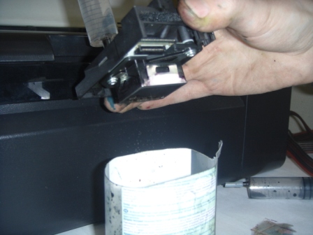 Промывка головки Epson
