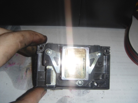 Очищаем головку