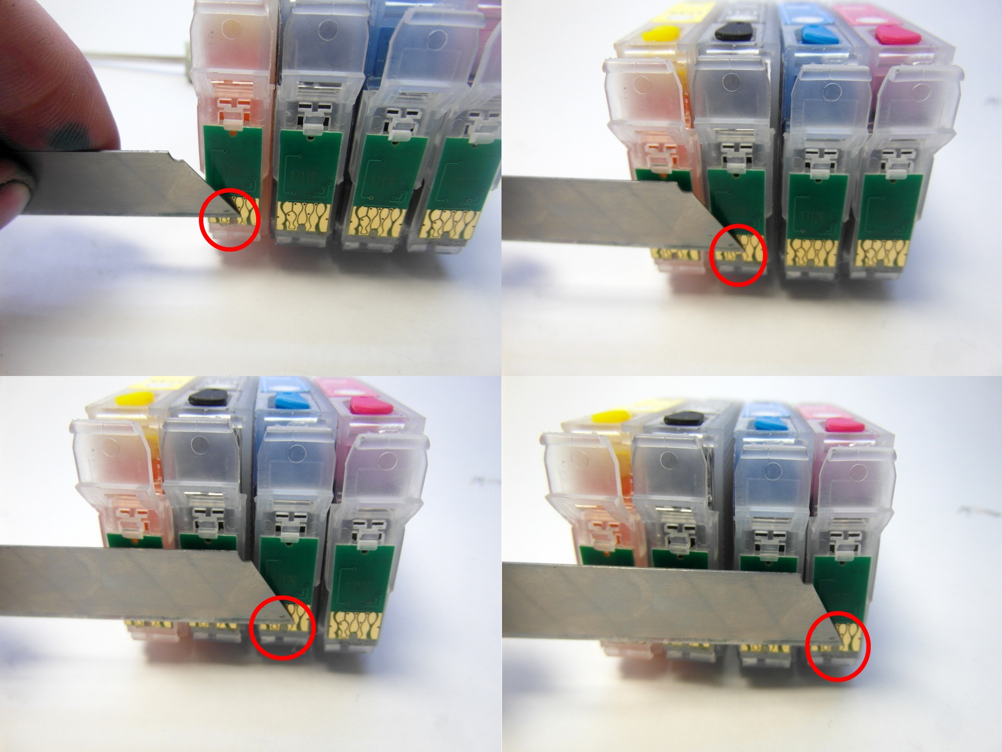 Картриджи, крепление