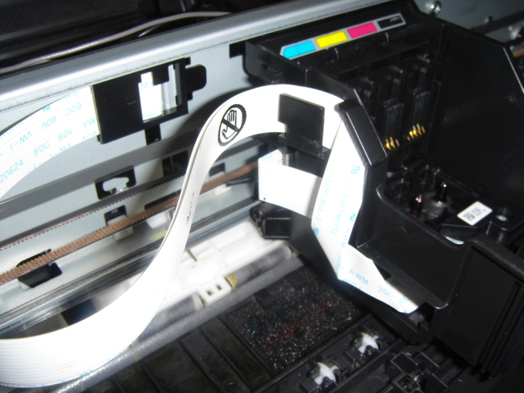 Промывка печатающей головки Epson SX125, SX130