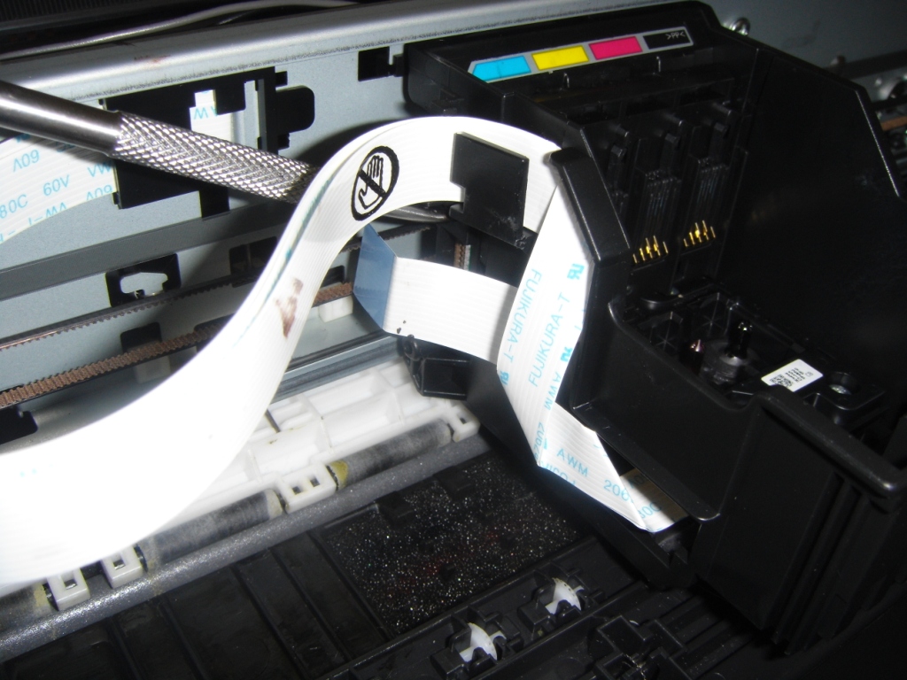 Промывка печатающей головки Epson SX125, SX130