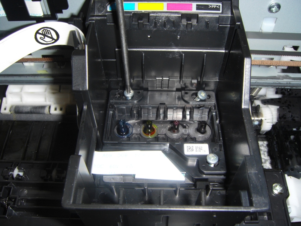 Промывка печатающей головки Epson SX125, SX130