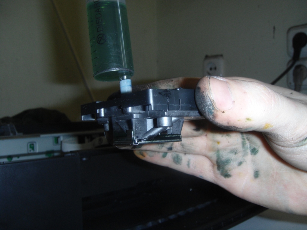 Промывка печатающей головки Epson SX125, SX130