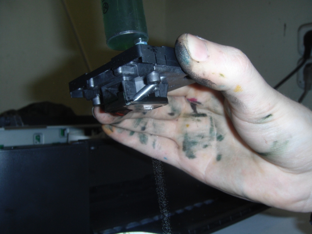 Промывка печатающей головки Epson SX125, SX130