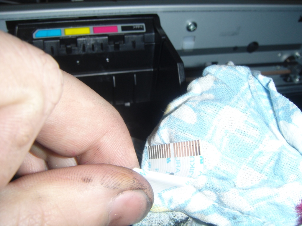 Промывка печатающей головки Epson SX125, SX130