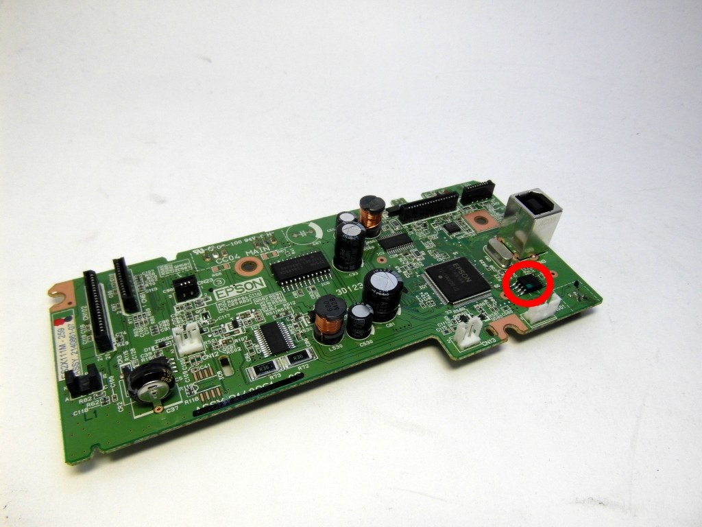 Плата Epson XP 103, микросхема 25PX80