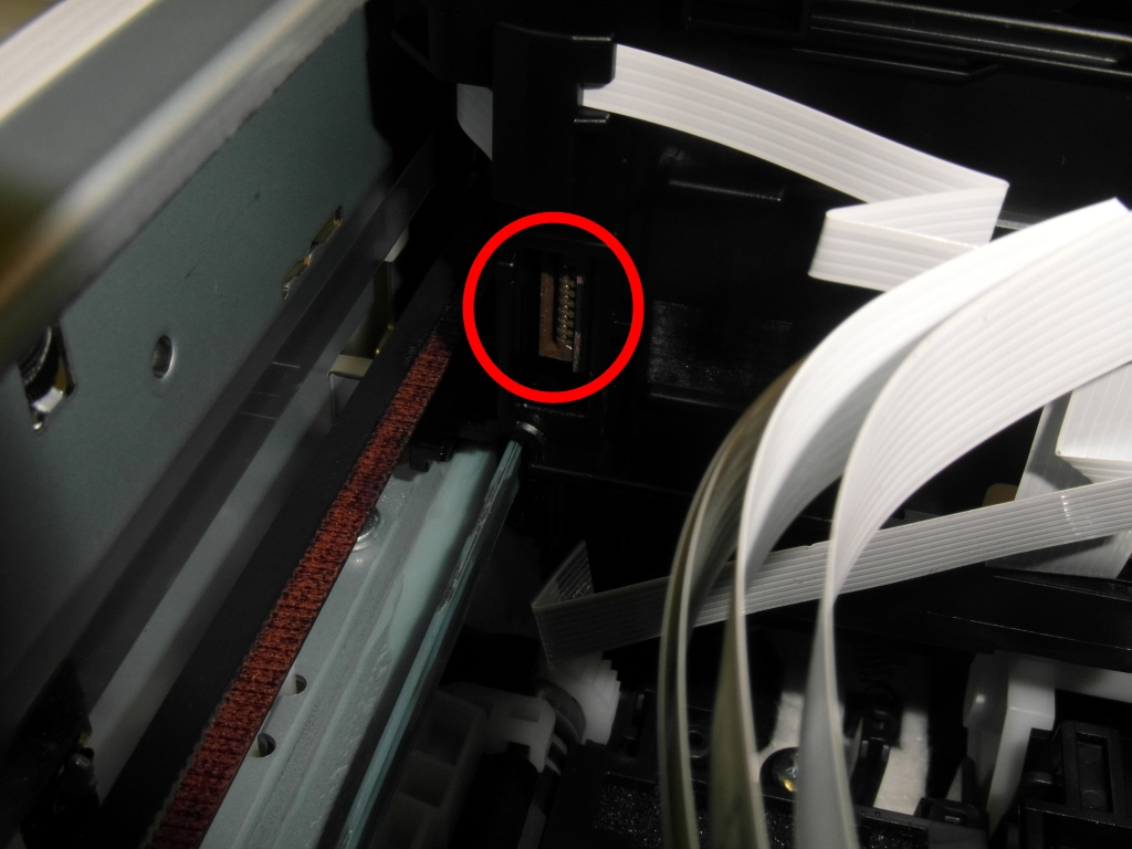 Вынимаем шлейф из CSIC