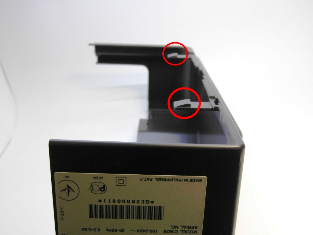 Снятие боковых крышек Вид 3