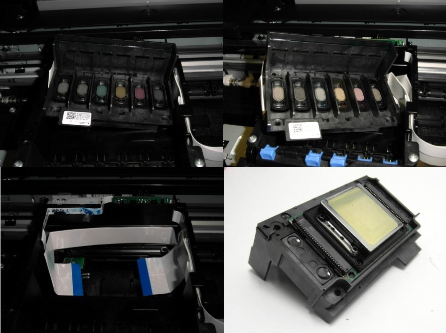 Снимаем печатающую головку 